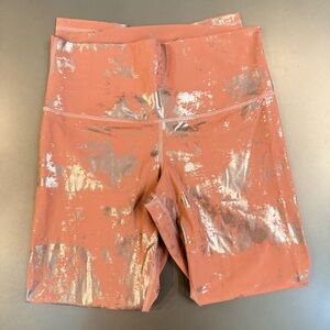 DYI Women's Mixed Metallic Leggings - Size Medium